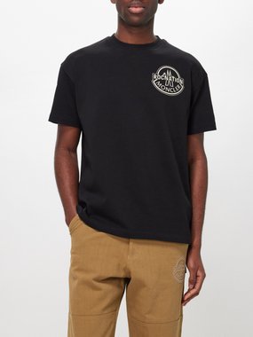 Moncler Genius Moncler X Roc Nation logo-print cotton-jersey T-shirt