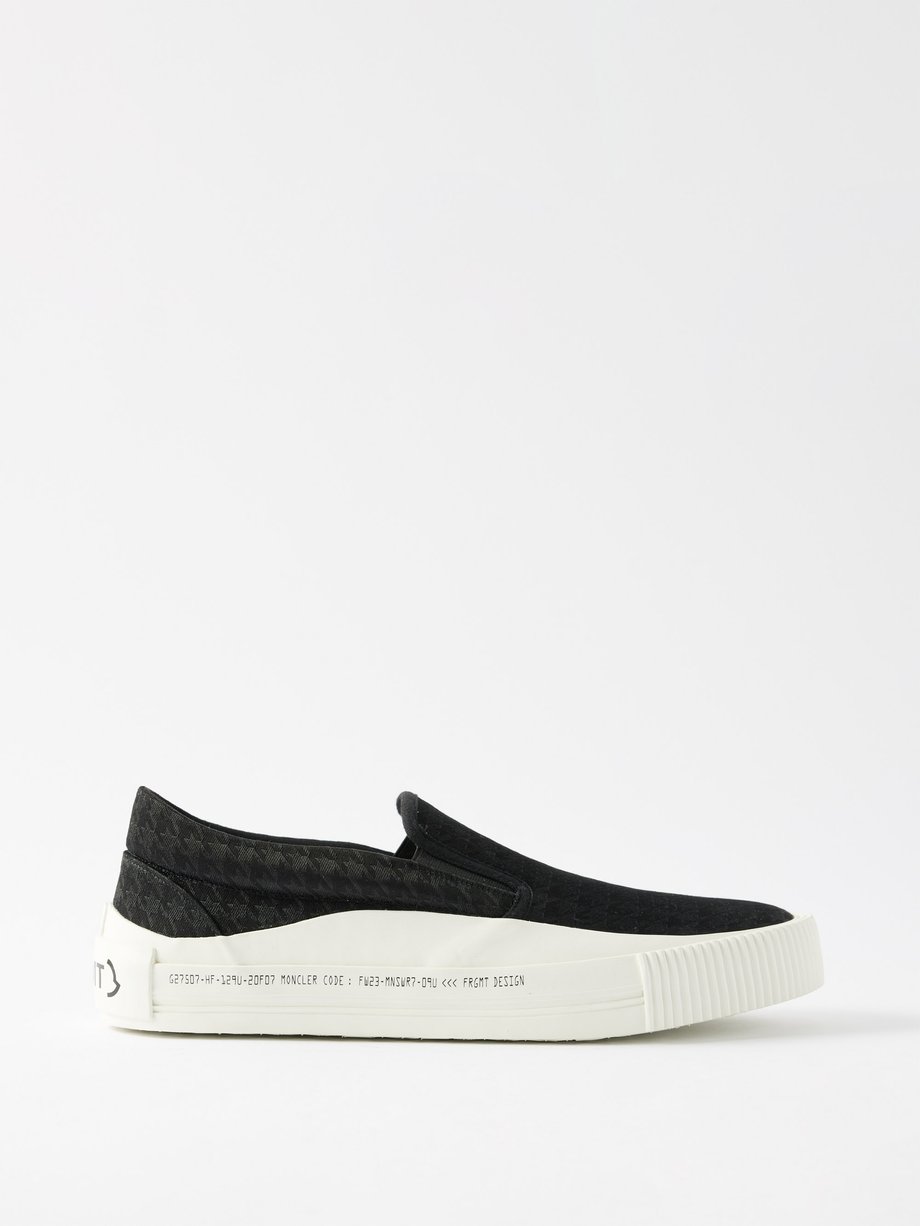 Moncler x FRGMT (Moncler Genius) Houndstooth-jacquard slip-on trainers