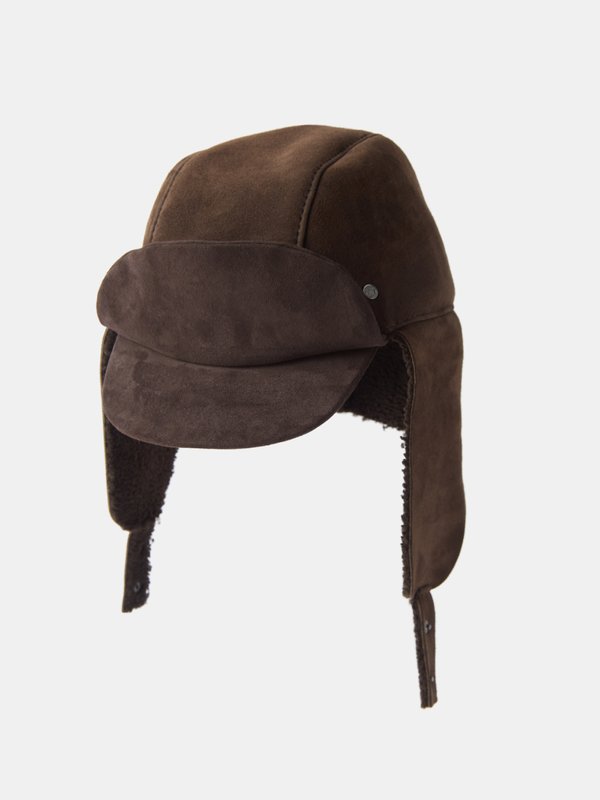 Maison Michel Agatha shearling aviator hat