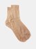 Ribbed-silk ankle socks