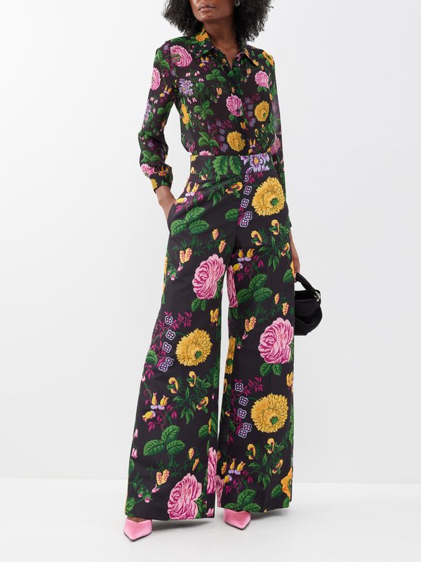 Carolina Herrera Floral-print poplin shirt