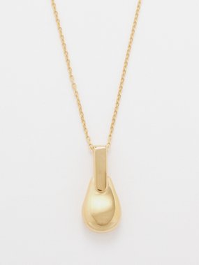 Otiumberg Pebble 14kt gold-vermeil necklace