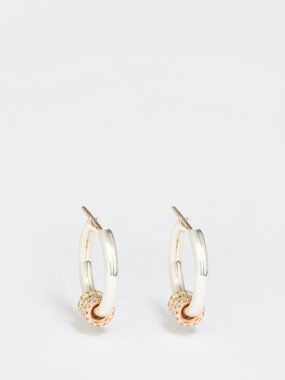 Spinelli Kilcollin Ara MX diamond & 18kt gold earrings