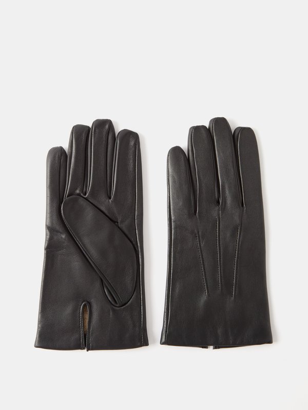 Dents Andover cashmere-lined leather gloves