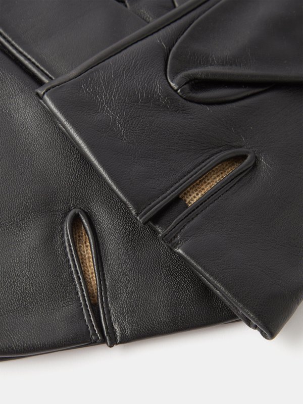 Dents Andover cashmere-lined leather gloves