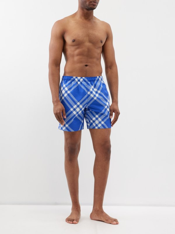 Burberry Check-print swimshorts