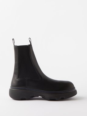 Burberry Leather Chelsea boots