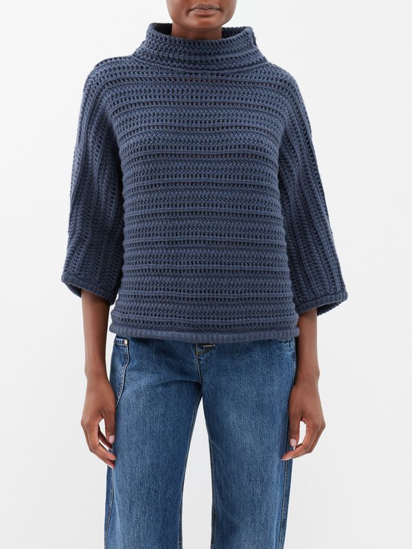 Brunello Cucinelli Cropped chunky-knit cashmere sweater