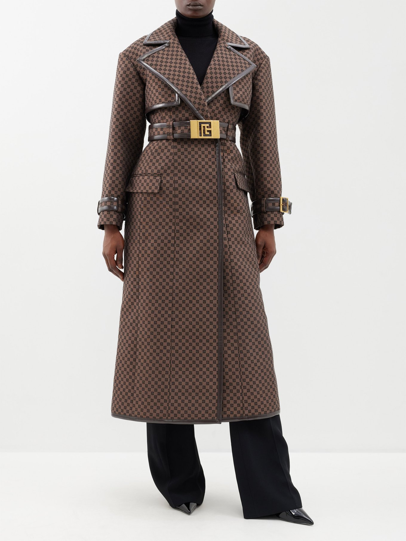 Gucci, Jackets & Coats, Gucci Embellished Trench Coat It 38