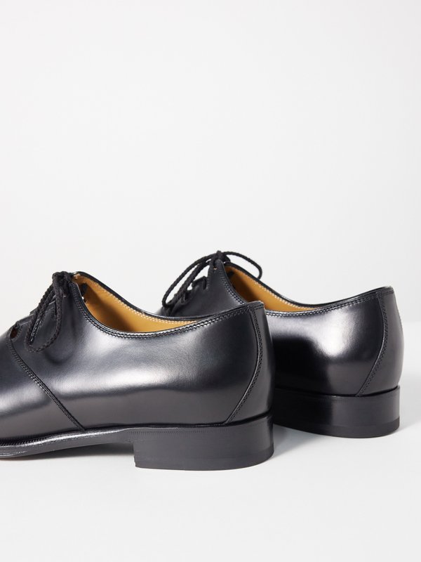 The Row Grant ghillie-laced leather Derby shoes