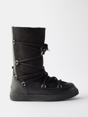 Inuikii INUIKII Classic leather and suede lace-up boots