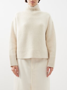 Proenza Schouler Lofty cashmere high neck sweater