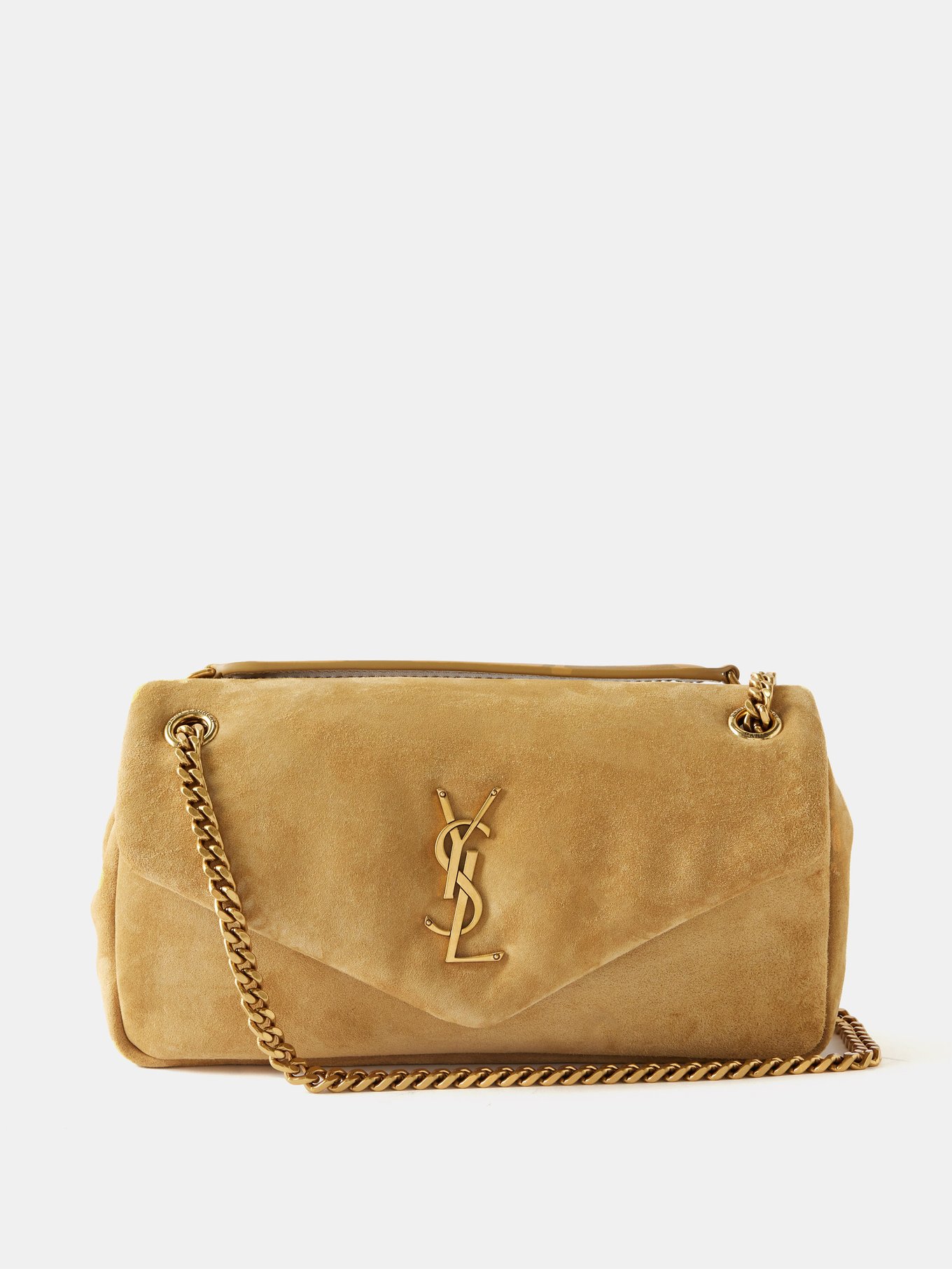 Saint Laurent Calypso Ysl Leather Chain Shoulder Bag