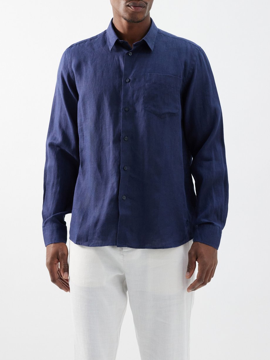 Vilebrequin Caroubis linen shirt