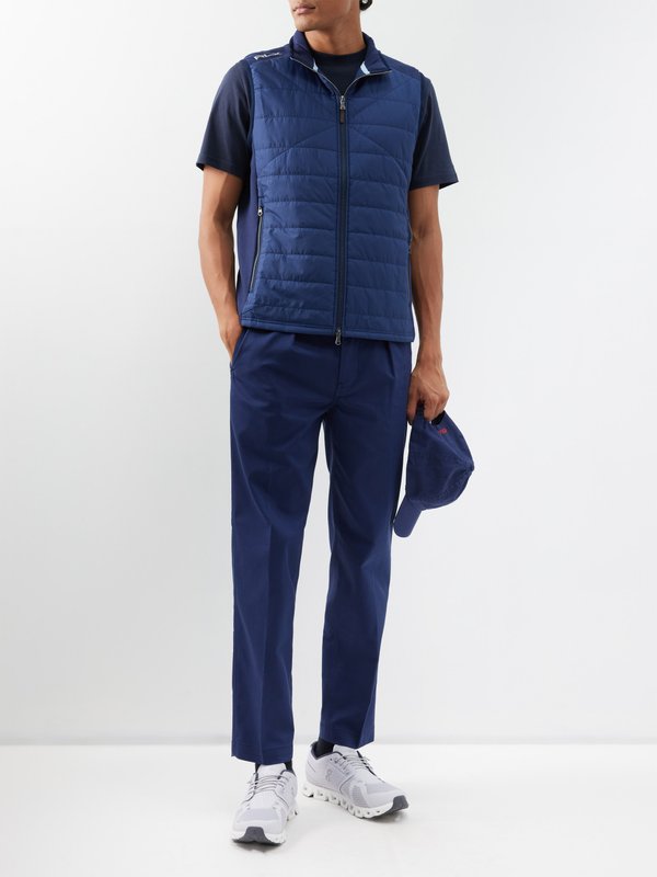 Ralph Lauren Polo (Polo Ralph Lauren) Pleated cotton-blend chino golf trousers