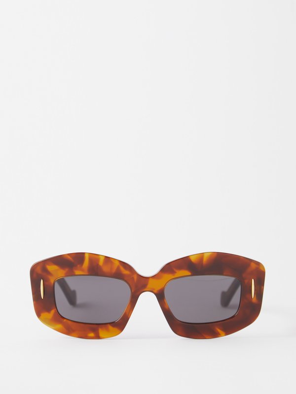 LOEWE Eyewear (LOEWE) Anagram-logo tortoiseshell-acetate sunglasses