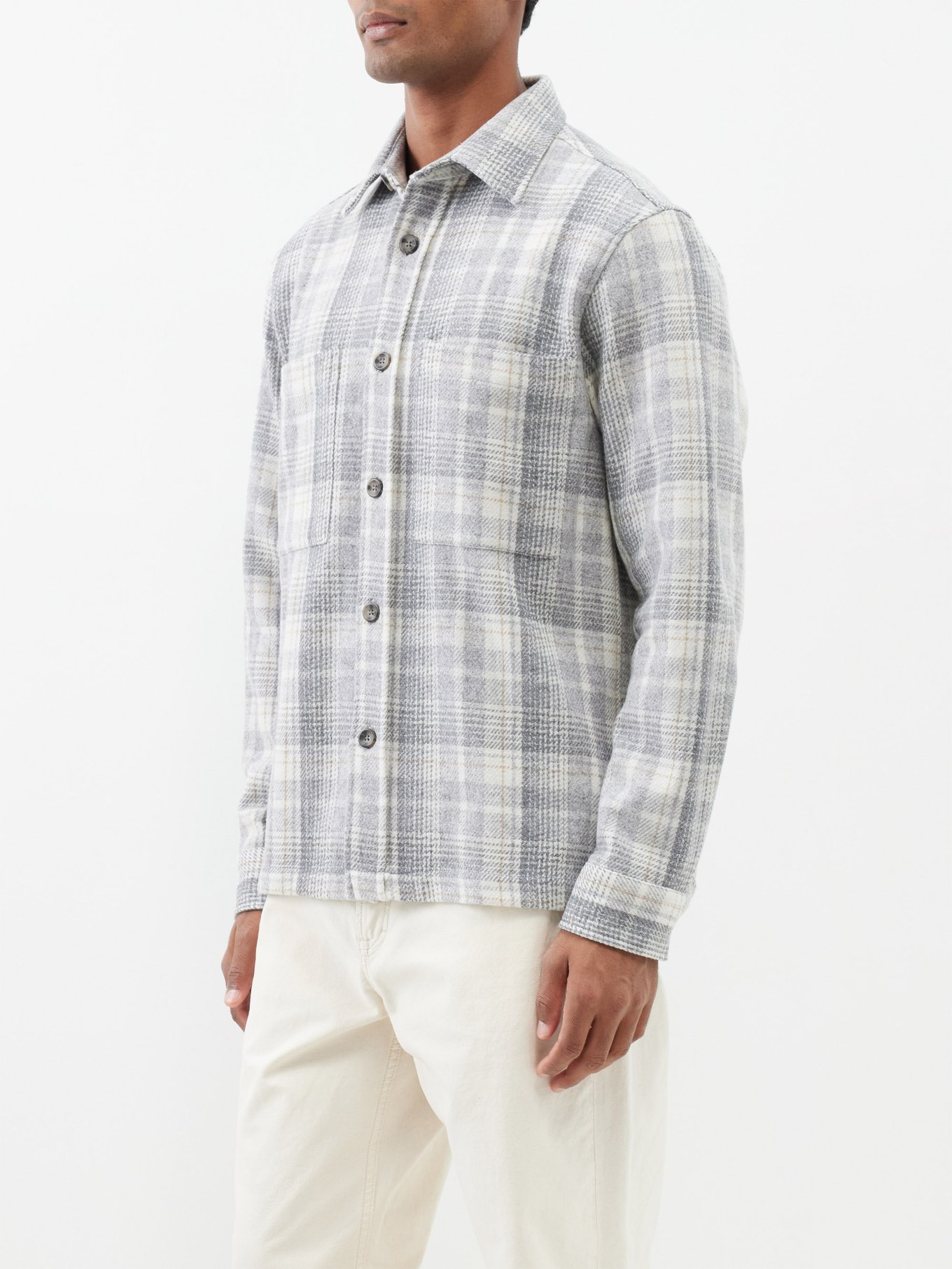 Double-Face Wool Blend Overshirt - Ready to Wear