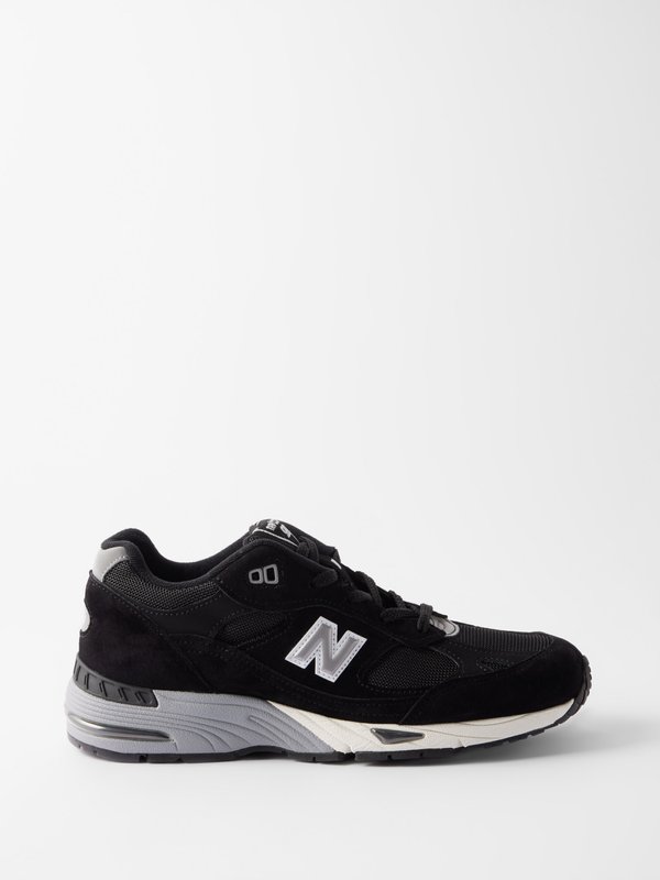 New Balance Made in UK 991 suede and mesh trainers