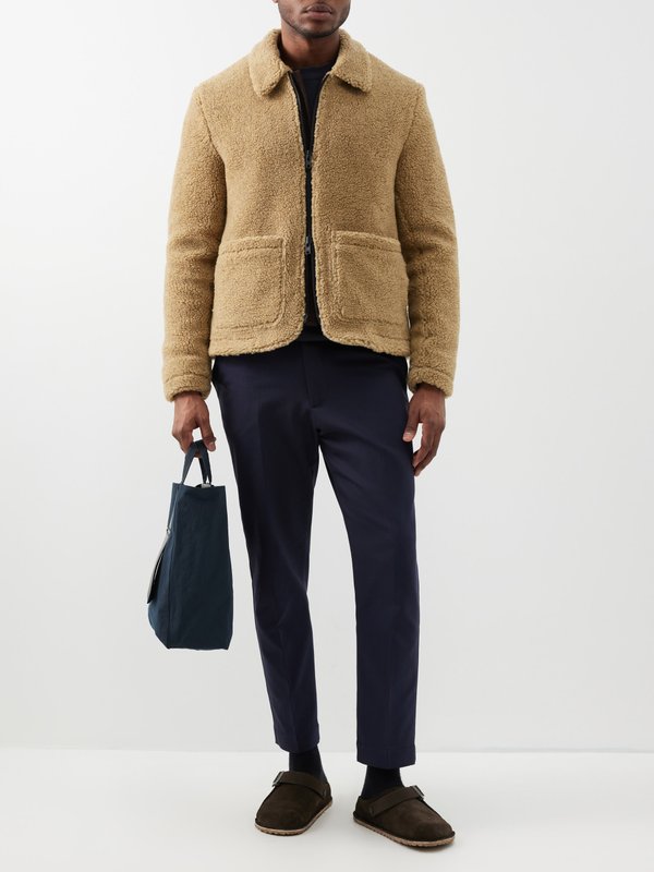 Oliver Spencer Fairfax fleece zip-up jacket