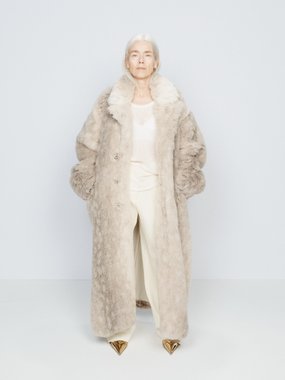Raey Oversized faux-fur maxi coat