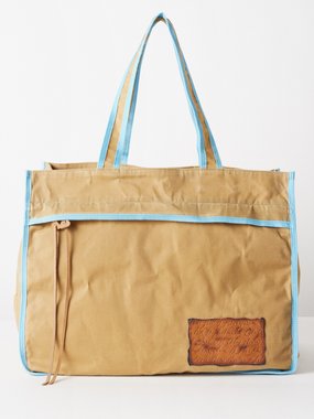 Acne Studios Andemer waxed-canvas tote bag