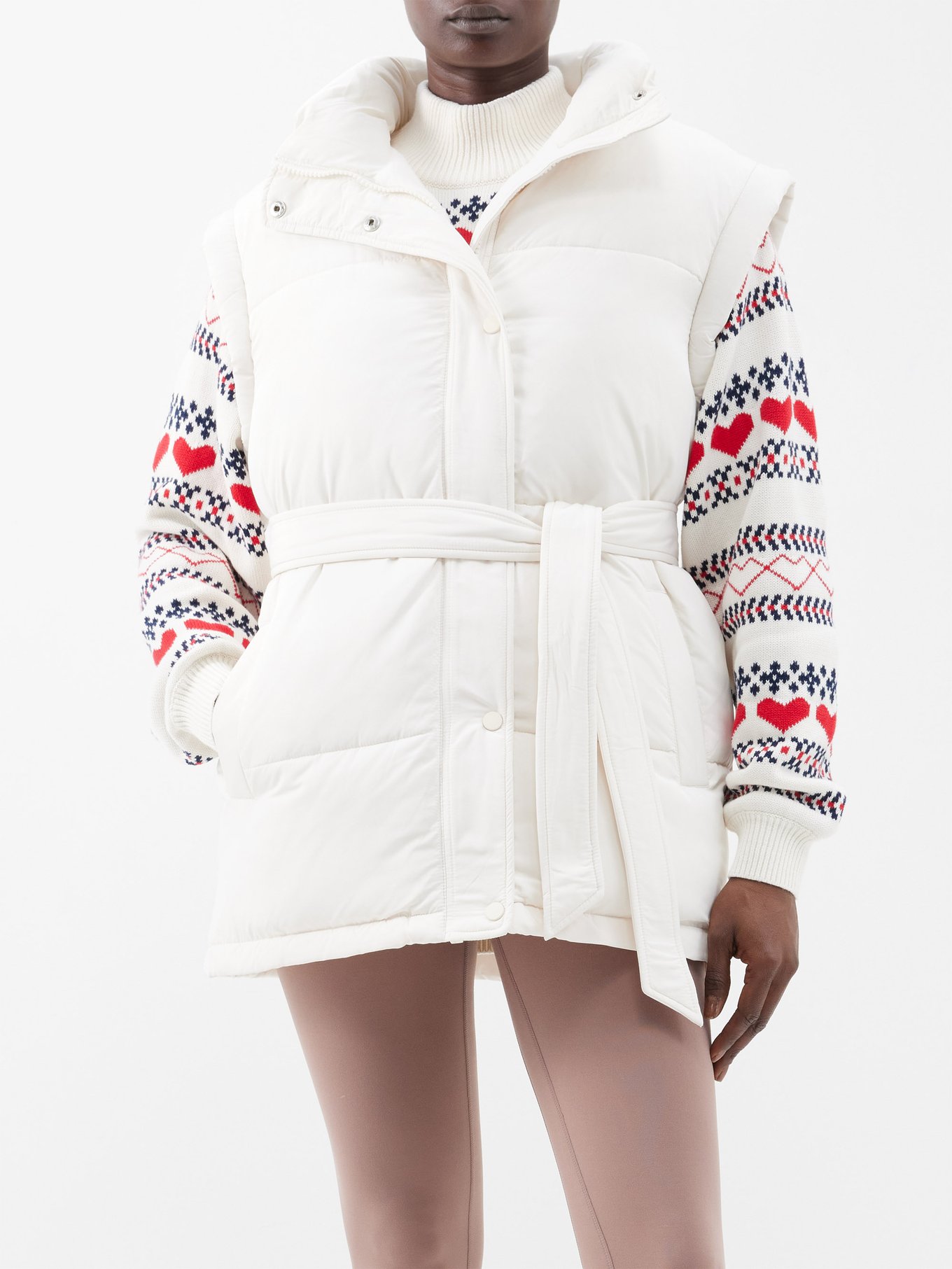 Chalet Oslo belted puffer gilet | The Upside