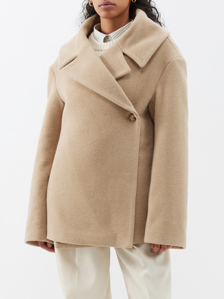 Toteme Oversized felted wool-blend coat