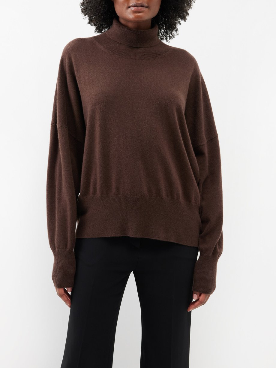Toteme Oversized cashmere roll-neck sweater