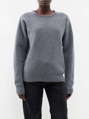 Toteme Raglan-sleeve wool-blend sweater