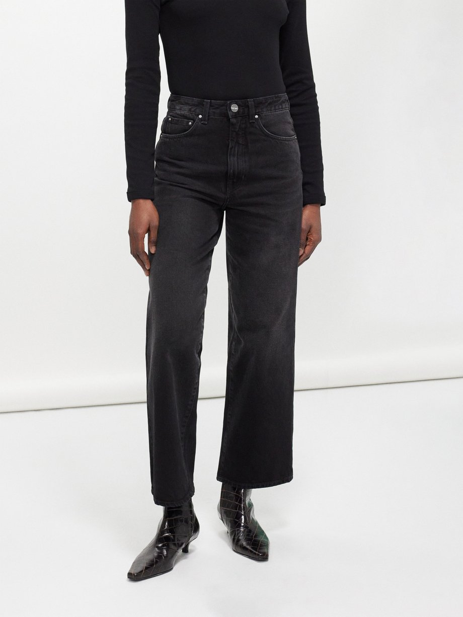 Toteme High-rise cropped jeans
