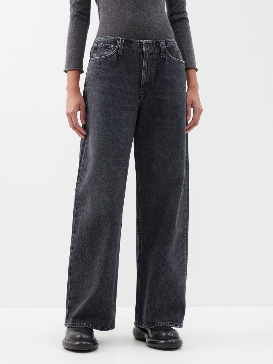 AGOLDE (Agolde) Lex low-rise wide-leg jeans