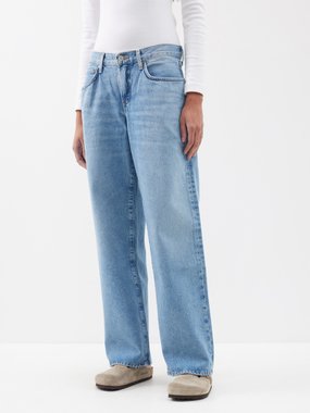 AGOLDE Agolde Fusion low-rise organic-cotton jeans