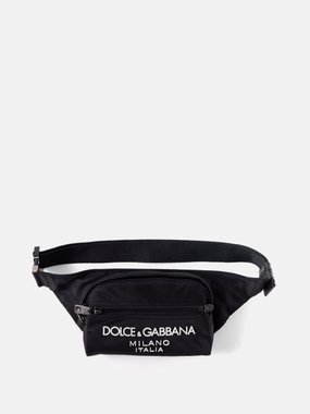Dolce & Gabbana Logo-embossed nylon belt bag