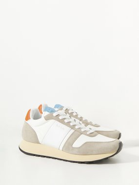 Paul Smith Eighties leather and suede trainers