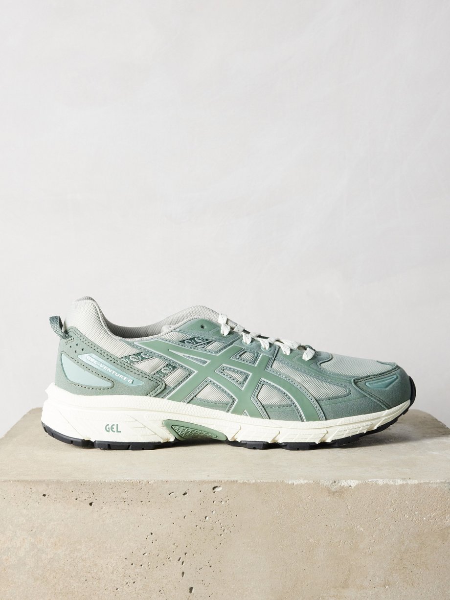 ASICS (Asics) GEL-Venture 6 faux-leather and mesh trainers