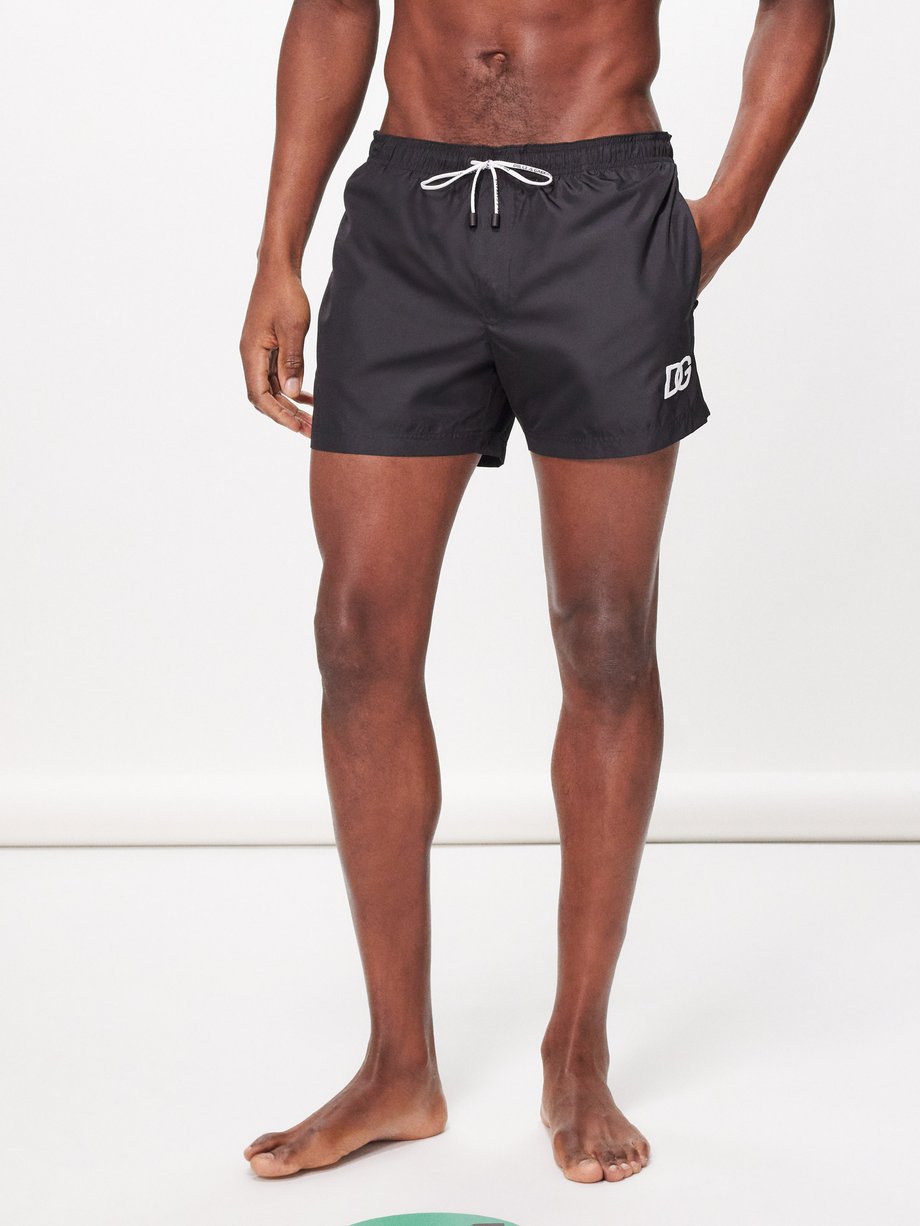 Dolce & Gabbana DG-appliqué swim shorts