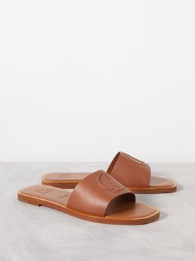 Christian Louboutin CL leather slides
