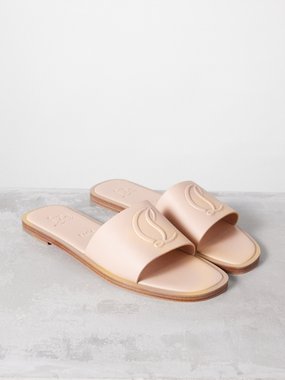 Christian Louboutin CL leather slides