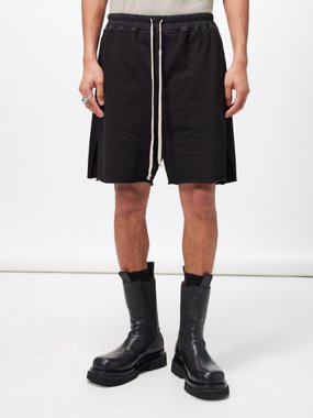 Rick Owens Lido Boxer cotton-jersey shorts
