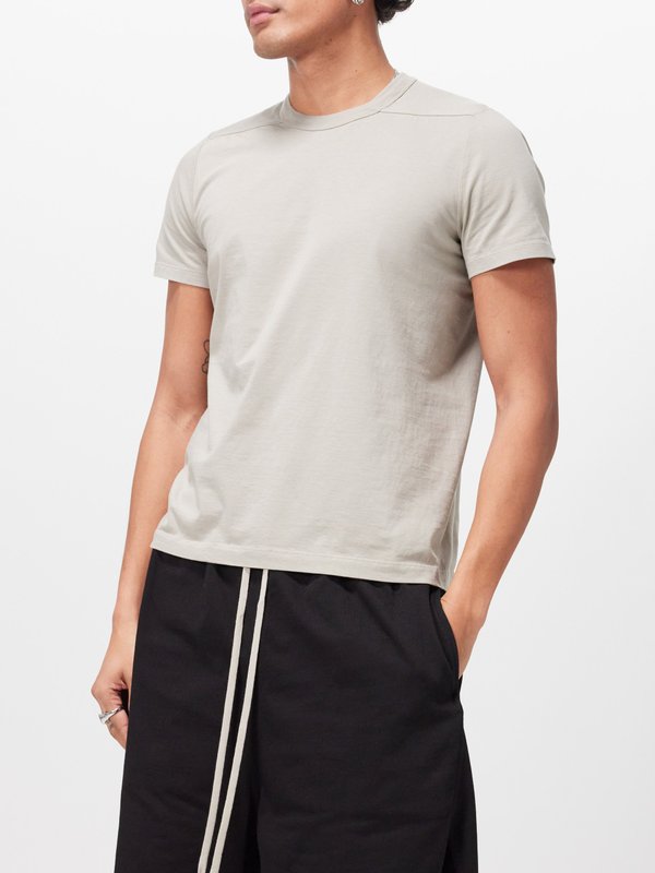 Rick Owens Short Level T cotton-jersey T-shirt