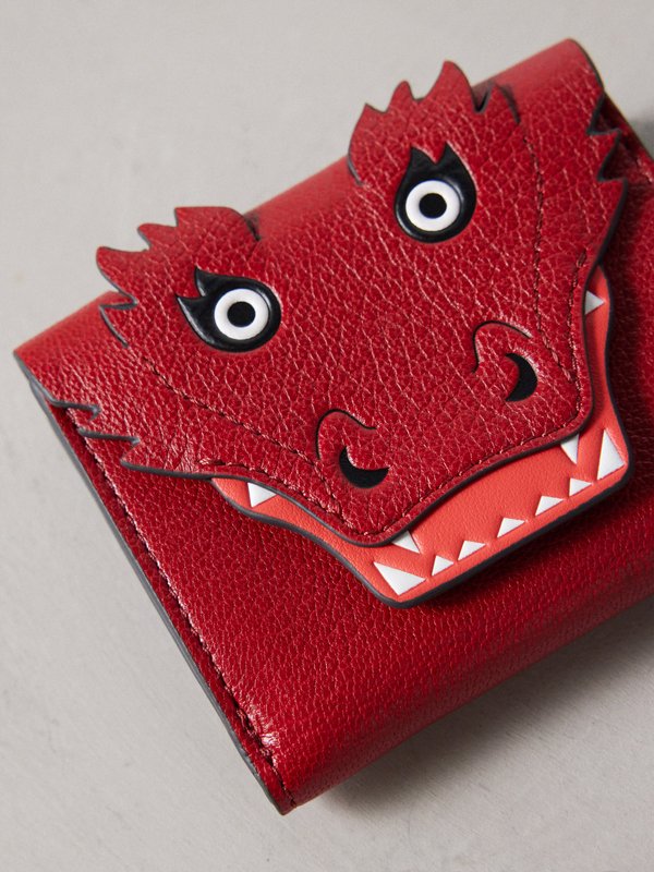Anya Hindmarch Lunar New Year Dragon leather wallet