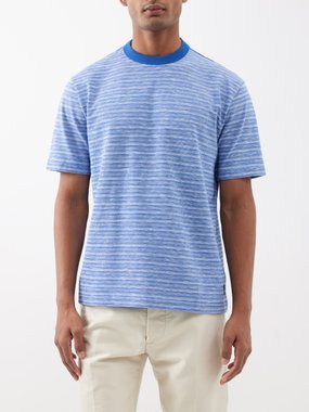 PS Paul Smith Striped cotton-jersey T-shirt