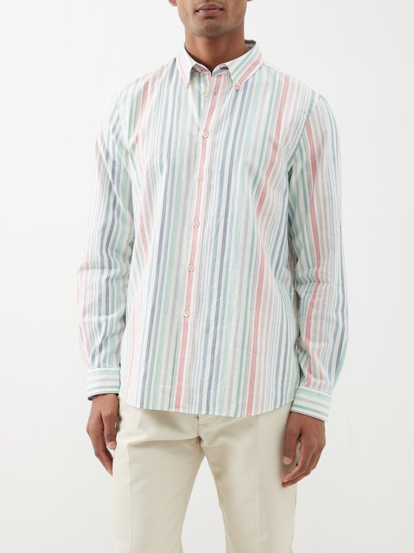 PS Paul Smith Striped organic cotton shirt