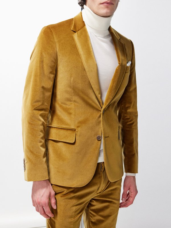 Paul Smith The Soho cotton-velvet suit jacket