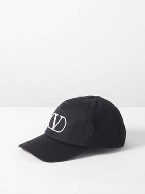 Valentino Garavani V-Logo cotton-twill baseball cap