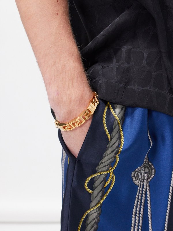 Versace Greca chain bracelet