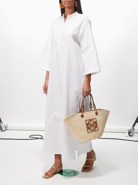 Matteau Djellaba organic cotton-poplin maxi dress