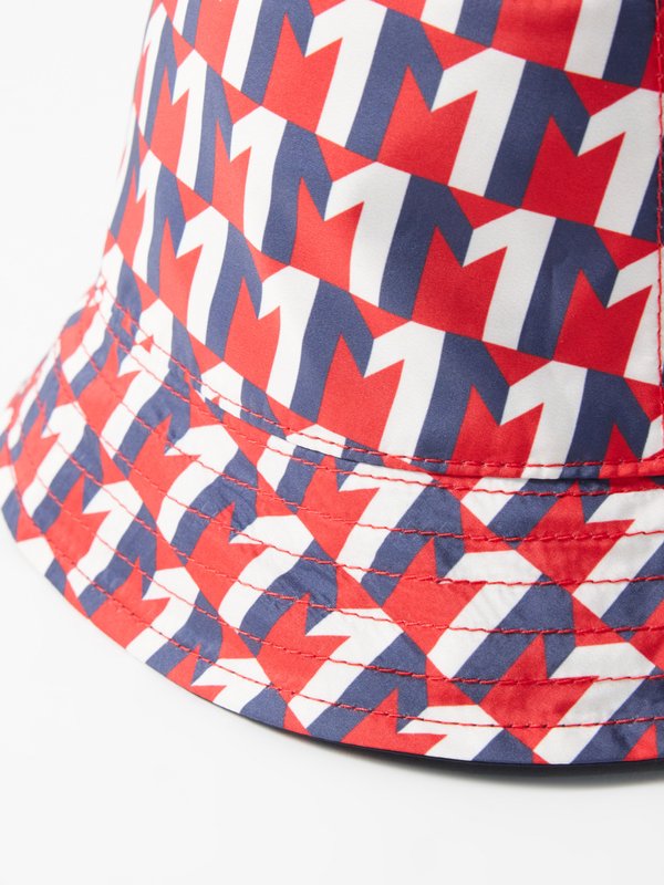 Moncler Reversible logo-patch canvas bucket hat
