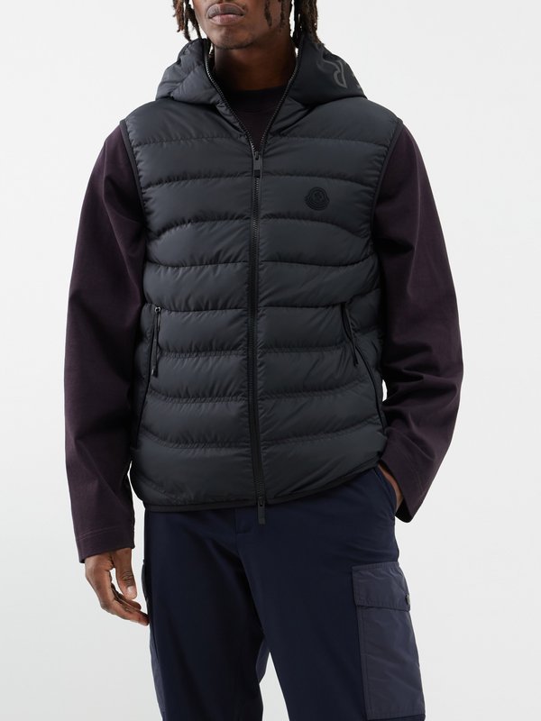 Moncler Nubiera quilted-down hooded gilet