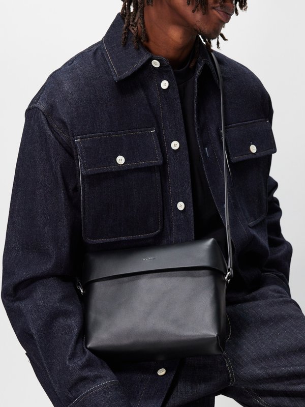 Jil Sander Leather cross-body bag